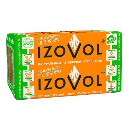Теплоизоляция Izovol Ст-50 1000х600х50 мм 8 плит в упаковке Теплоизоляция Izovol Ст-50 1000х600х50 мм 8 плит в упаковке